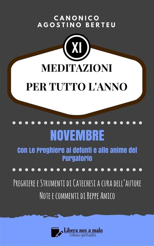 Meditazioni per tutto l'anno. Vol. 11 - Agostino Berteu,Beppe Amico - ebook
