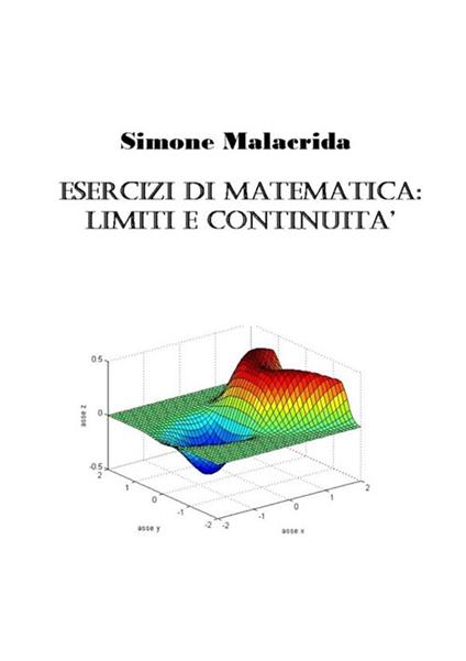 Esercizi di matematica: limiti e continuità - Simone Malacrida - copertina