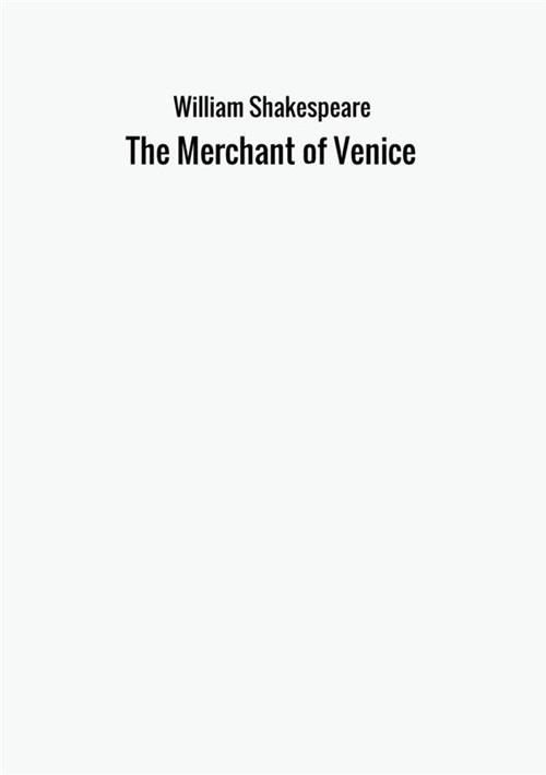 The merchant of Venice - William Shakespeare - copertina