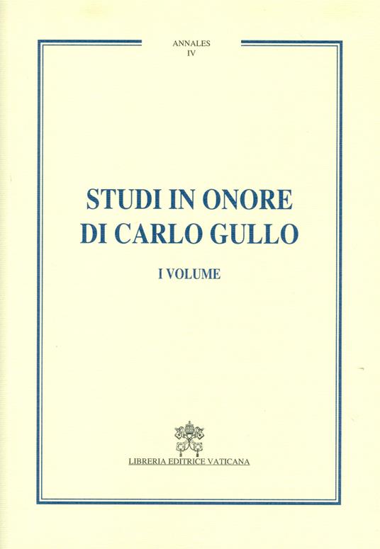 Studi in onore di Carlo Gullo - copertina