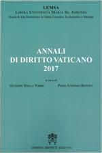 Annali di diritto vaticano (2017)