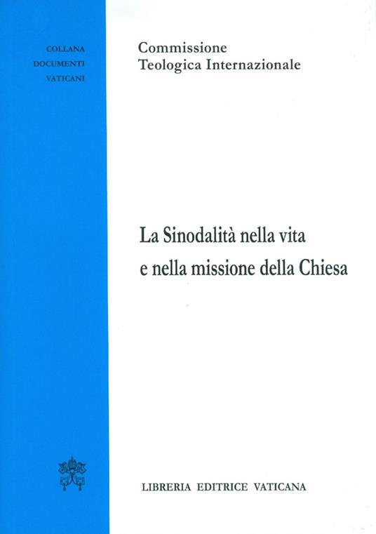 La sinodalità nella vita e nella missione della Chiesa - copertina
