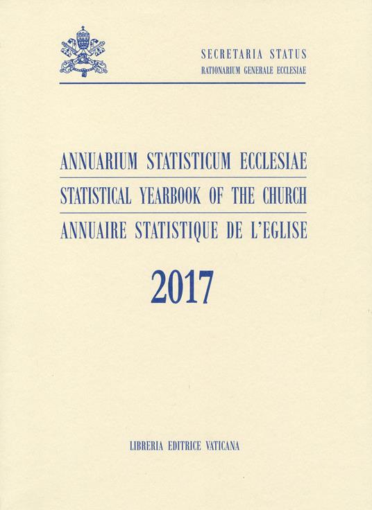 Annuarium statisticum Ecclesiae (2017) - copertina