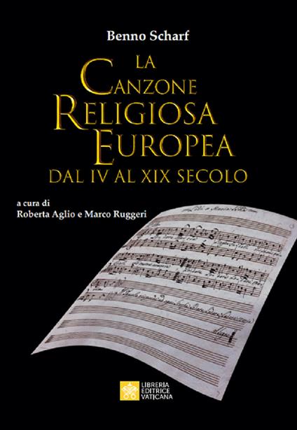 La canzone religiosa europea dal IV al XIX Secolo - Benno Scharf - copertina