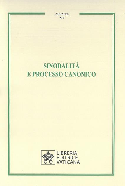 Sinodalità e processo canonico - copertina
