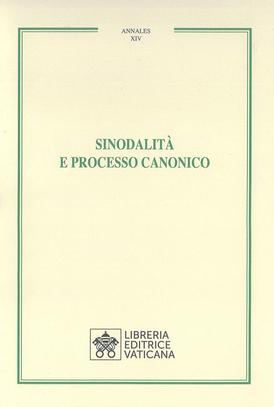 Sinodalità e processo canonico - copertina