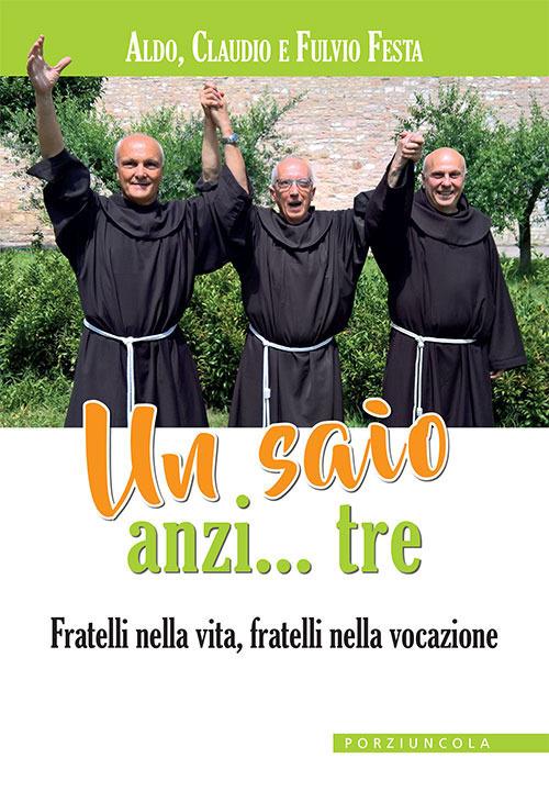 Un saio anzi... tre. Fratelli nella vita, fratelli nella vocazione - Aldo Festa,Claudio Festa,Fulvio Festa - copertina