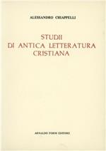 Studi di antica letteratura cristiana (rist. anast. 1887)