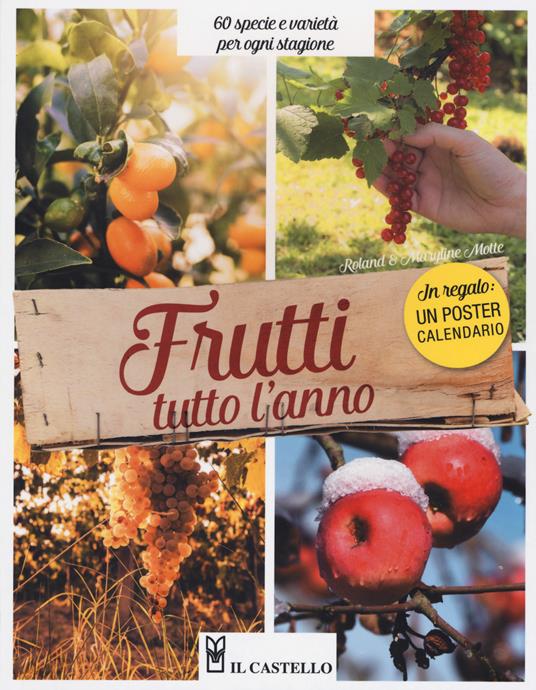 Frutti tutto l'anno. 60 specie e varietà per ogni stagione. Con Calendario - Roland Motte,Maryline Motte - copertina