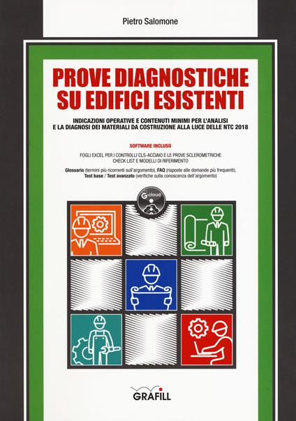 Prove diagnostiche su edifici esistenti. Con software - Pietro Salomone - copertina