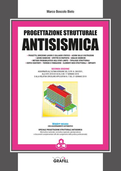 Progettazione strutturale antisismica. Con app - Marco Boscolo Bielo - copertina