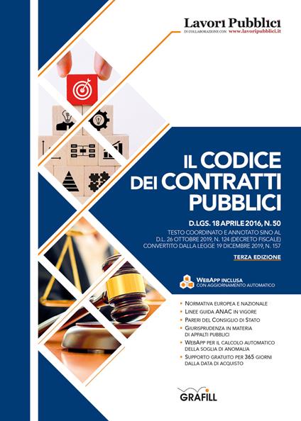 Codice dei contratti pubblici. Con Web App - copertina