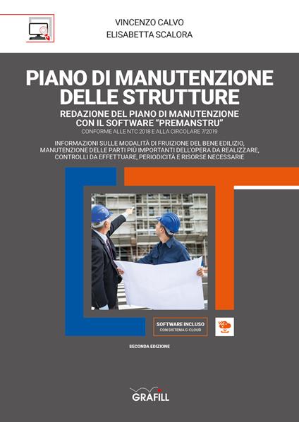 Piano di manutenzione delle strutture. Con software - Vincenzo Calvo,Elisabetta Scalora - copertina