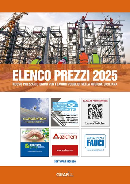 Elenco prezzi 2025 - copertina