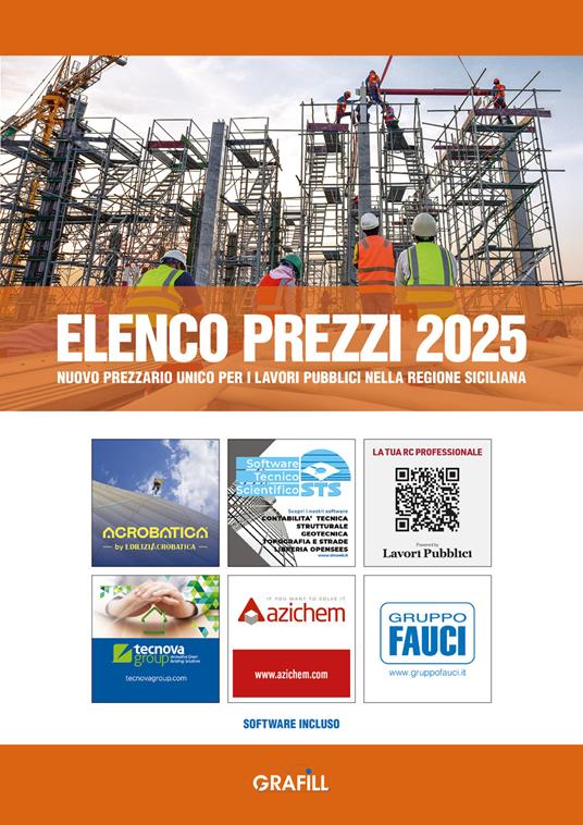 Elenco prezzi 2025 - copertina