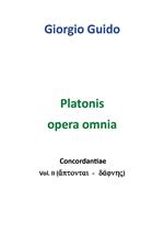 Platonis opera omnia. Concordantiae. Vol. 3: Dé-eidoin