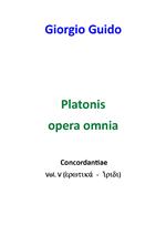 Platonis opera omnia. Concordantiae. Vol. 5