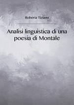Analisi linguistica di una poesia di Montale
