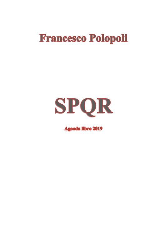 Agenda romana - Francesco Polopoli - copertina