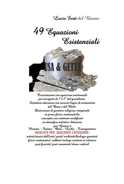 49 equazioni esistenziali usa & getta - Lucio Forti - copertina