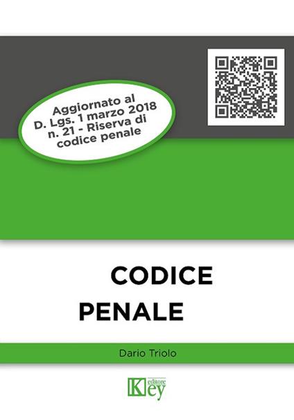 Codice penale - Dario Primo Triolo - copertina