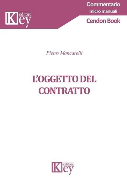 L’oggetto del contratto - Pietro Mancarelli - ebook