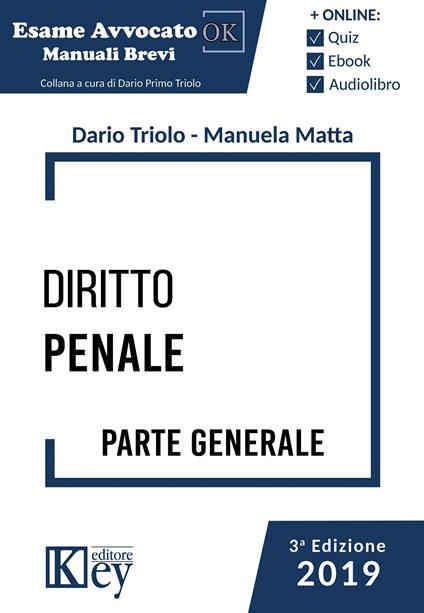 Diritto penale. Parte generale - Dario Primo Triolo,Manuela Maria Lina Matta - copertina