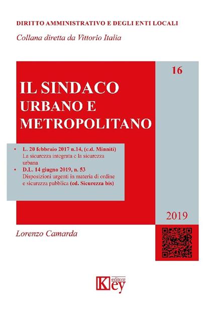 Il sindaco urbano e metropolitano - Lorenzo Camarda - ebook