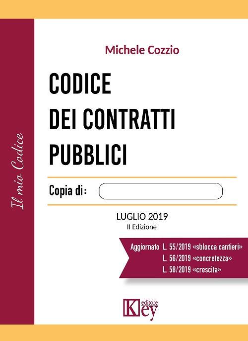 Codice dei contratti pubblici - Michele Cozzio - copertina