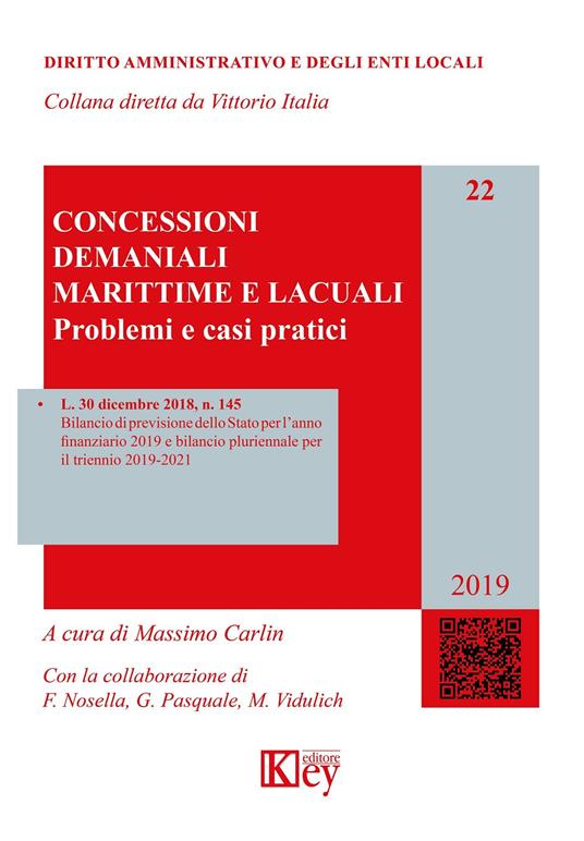Concessioni demaniali marittime e lacuali. Problemi e casi pratici - Massimo Carlin - copertina