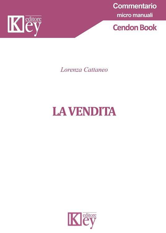 La vendita - Lorenza Cattaneo - copertina