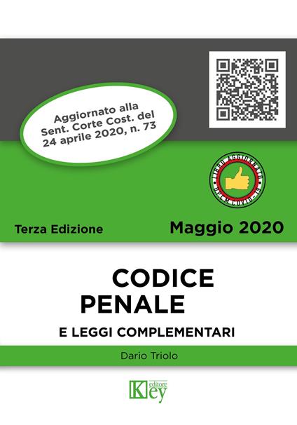 Codice penale e leggi complementari - Dario Primo Triolo - copertina