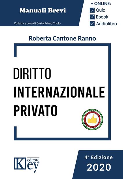 Diritto internazionale privato - Roberta Cantone Ranno - copertina