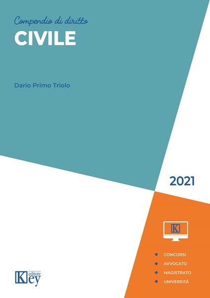 Compendio di diritto civile 2021 - Dario Primo Triolo - copertina
