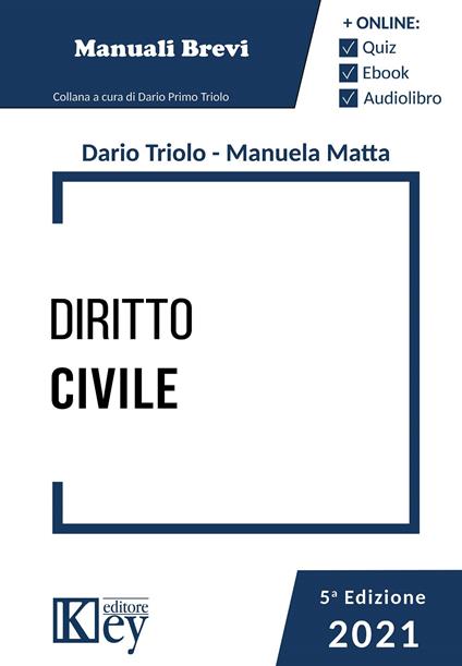 Diritto civile - Dario Primo Triolo,Manuela Maria Lina Matta - copertina