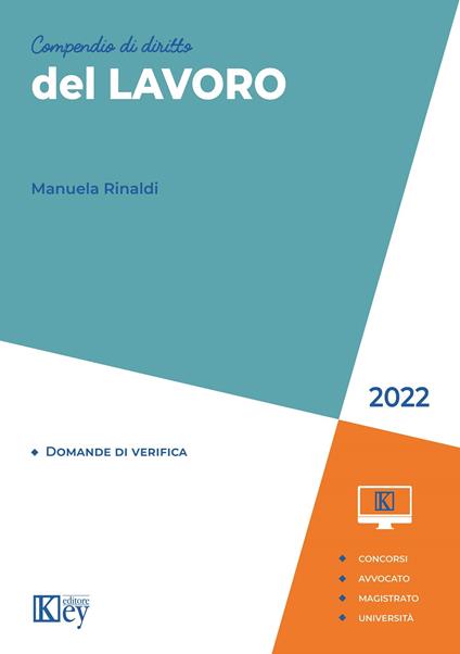 Compendio di diritto del lavoro - Manuela Rinaldi - copertina