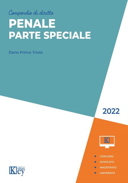 Compendio di diritto penale. Parte speciale 2022 - Dario Primo Triolo - copertina