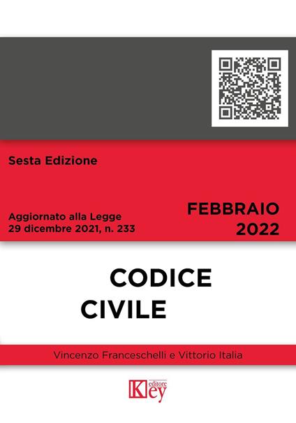 Codice civile - Vincenzo Franceschelli,Vittorio Italia - copertina