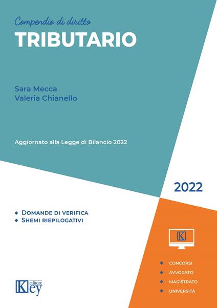 Compendio di diritto tributario - Sara Mecca,Valeria Chianello - copertina