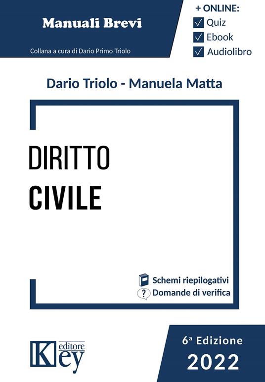 Diritto civile - Dario Primo Triolo,Manuela Maria Lina Matta - copertina
