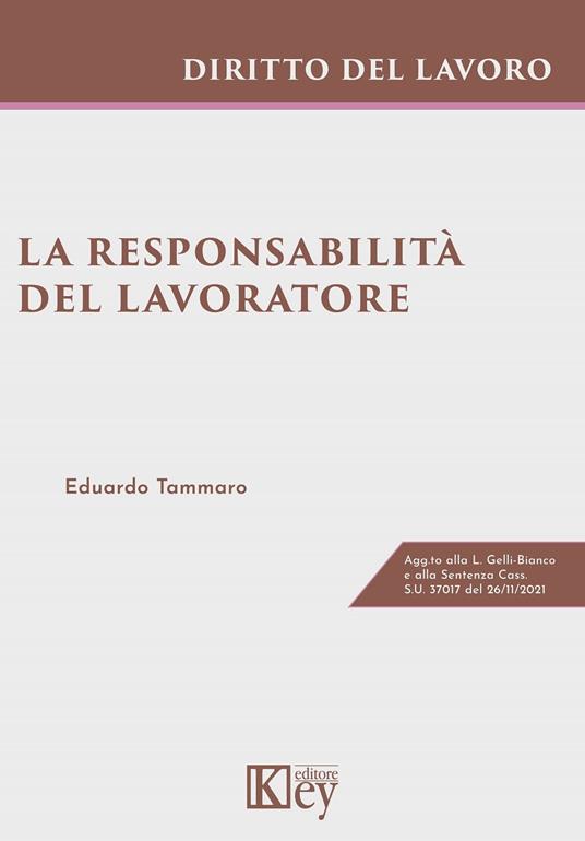 La responsabilità del lavoratore - Eduardo Tammaro - ebook
