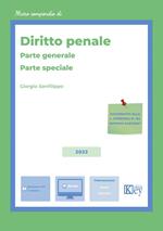 Diritto penale. Parte generale–Parte speciale