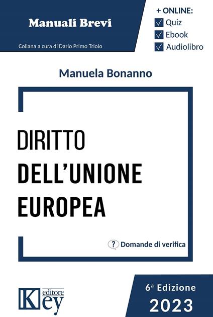 Diritto dell’Unione Europea 2023 - Manuela Bonanno - ebook