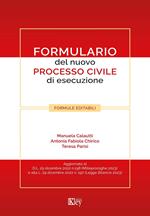 Formulario del nuovo processo civile di esecuzione