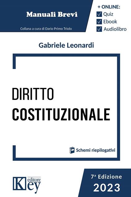 Diritto costituzionale - Gabriele Leonardi - copertina