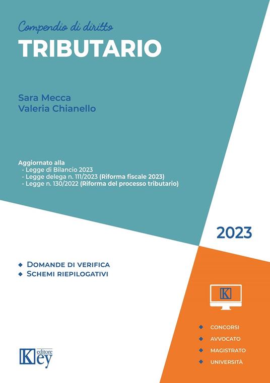 Compendio di diritto tributario - Sara Mecca,Valeria Chianello - copertina