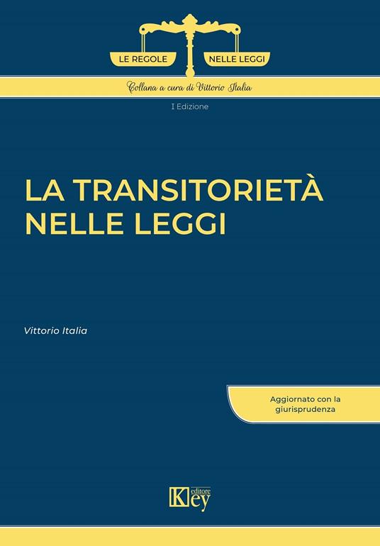 La transitorietà nelle leggi 19 - Vittorio Italia - copertina