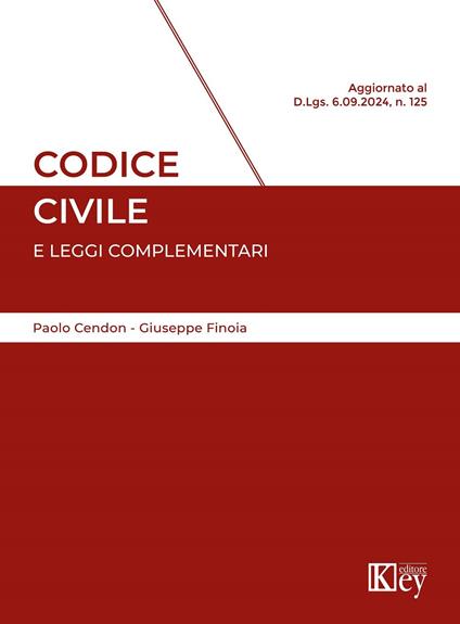 Codice civile e leggi complementari 2024 - Paolo Cendon,Giuseppe Finoia - ebook