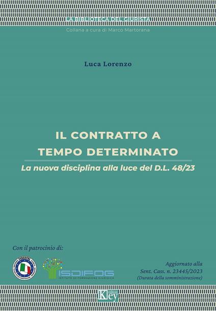 Il contratto a tempo determinato - Luca Lorenzo - ebook
