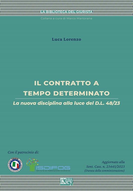 Il contratto a tempo determinato - Luca Lorenzo - ebook